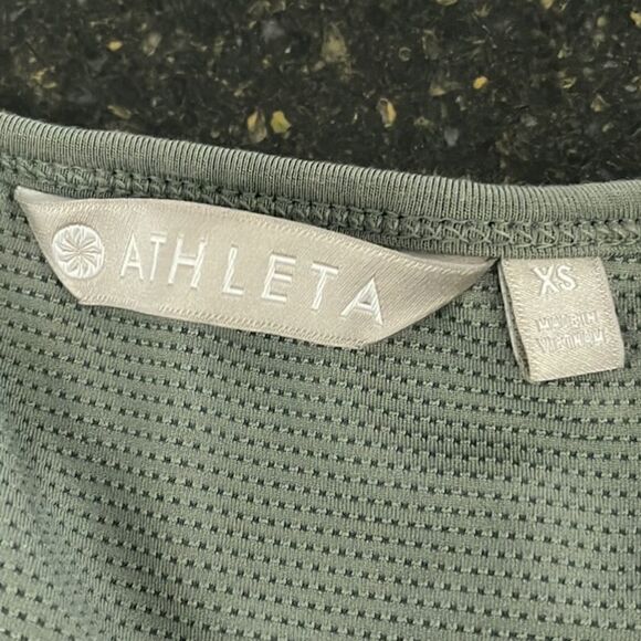 Athleta Barre Bralette Dress Women’s Green Safe Olive - Picture 4 of 7